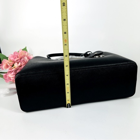 Kate Spade Black Satchel Crossbody Leather Bag NWT - Picture 15 of 16